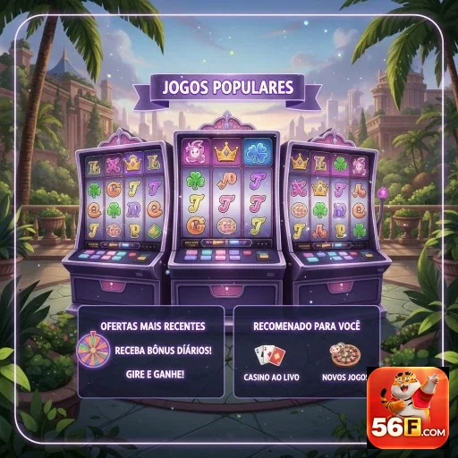 Ilustração de Explore uma Variedade de Jogos de Slots
